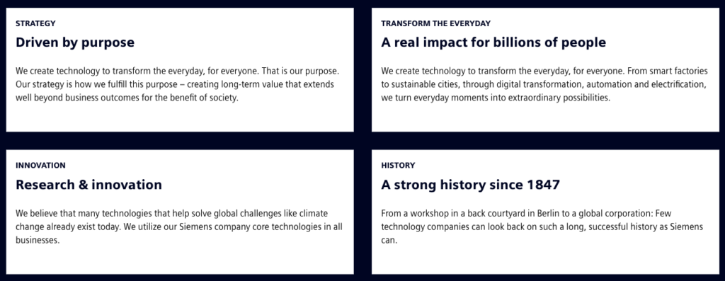 RedKnows EVP messaging strategy blog Siemans Website